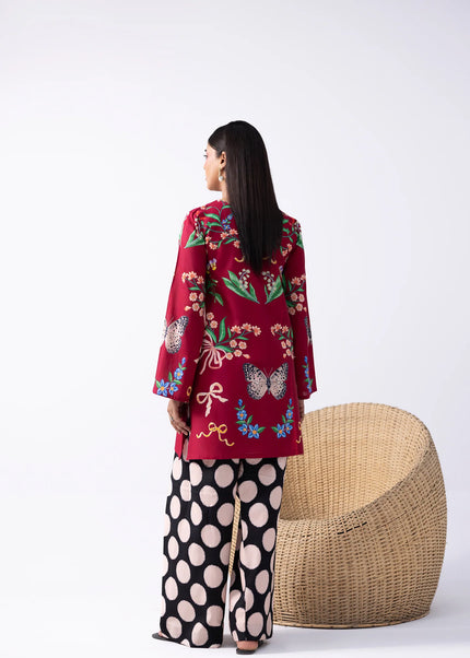 Amber Imran | Co-ords Printed Lawn - Papillon