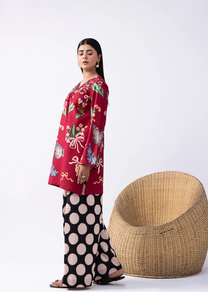 Amber Imran | Co-ords Printed Lawn - Papillon