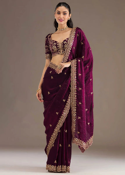Tissue Embroidered Saree Series