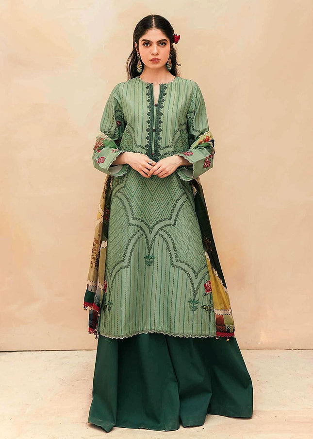 zara shahjahan green dress NISA